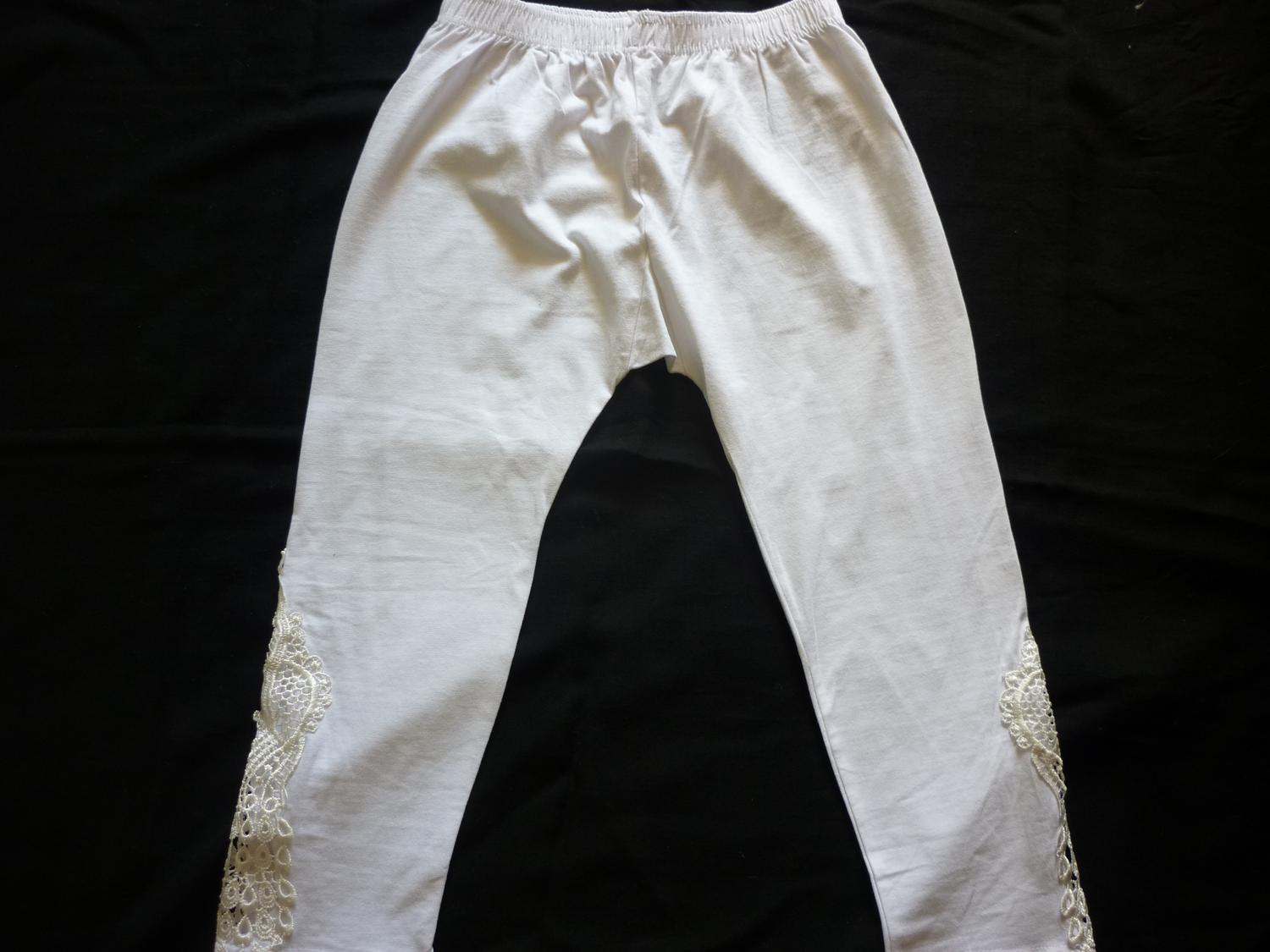 LEGGING FOR GIRLS-WHITE -LARGE-FREIGHT FREE-LOWEST PRICE GUARANTEED-TRY ATLEAST  ONCE- DO NOT MISS THIS CHANCE-50% DISCOUNT-ART.NO.10/34911564