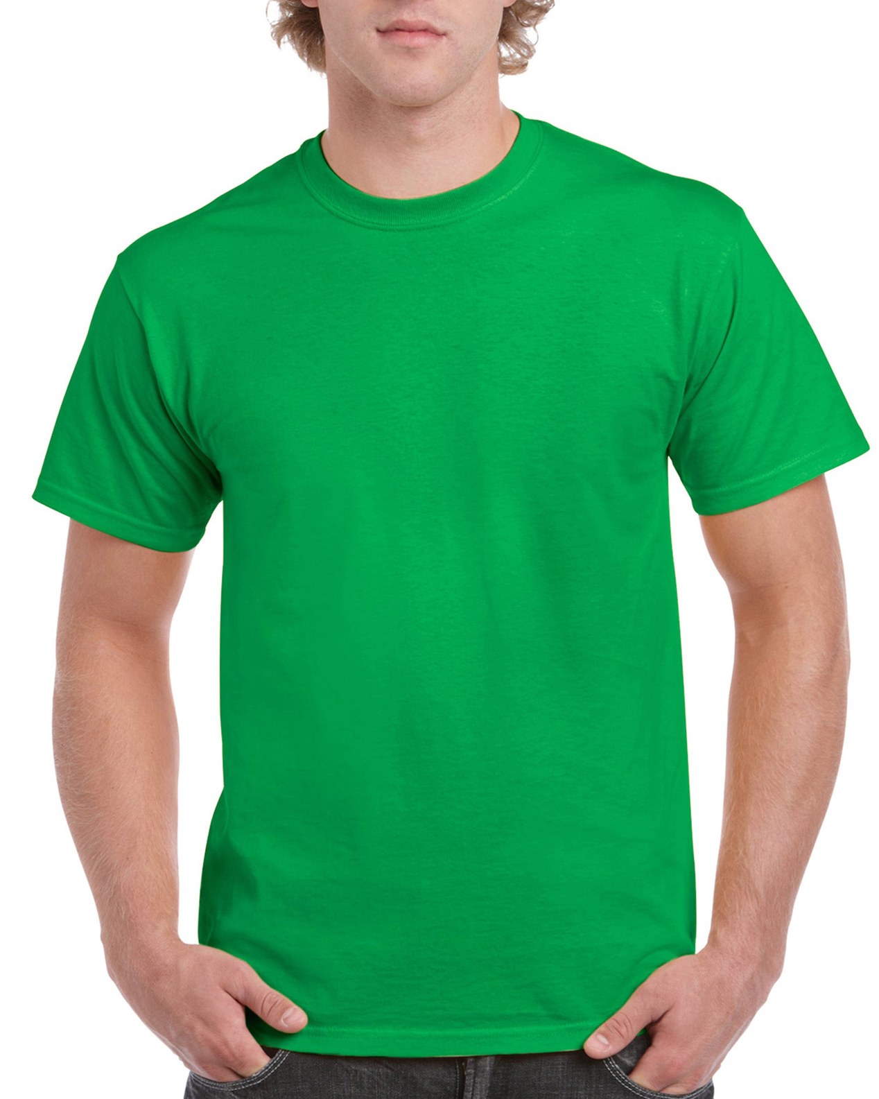 AMERICAN PLAIN IRISH GREEN T-SHIRT- MEMORABLE GIFT OF TOP QUALITY-LOWEST PRICE GAURANTEED-DO NOT MISS THIS CHANCE-FREE HOME(POST OFFICE) DELIVERY-ART. NO. 5000-REA 28%?