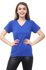 PLAIN ROYAL BLUE USA T-SHIRT-MEMORABLE GIFT- AMERICAN V-NECK  ROYAL BLUE T-SHIRT-TOP QUALITY-LOWEST PRICE GAURANTEED-DO NOT MISS THIS CHANCE-FREE HOME(POST OFFICE) DELIVERY-ART NO. GL41V00VL-REA 27%