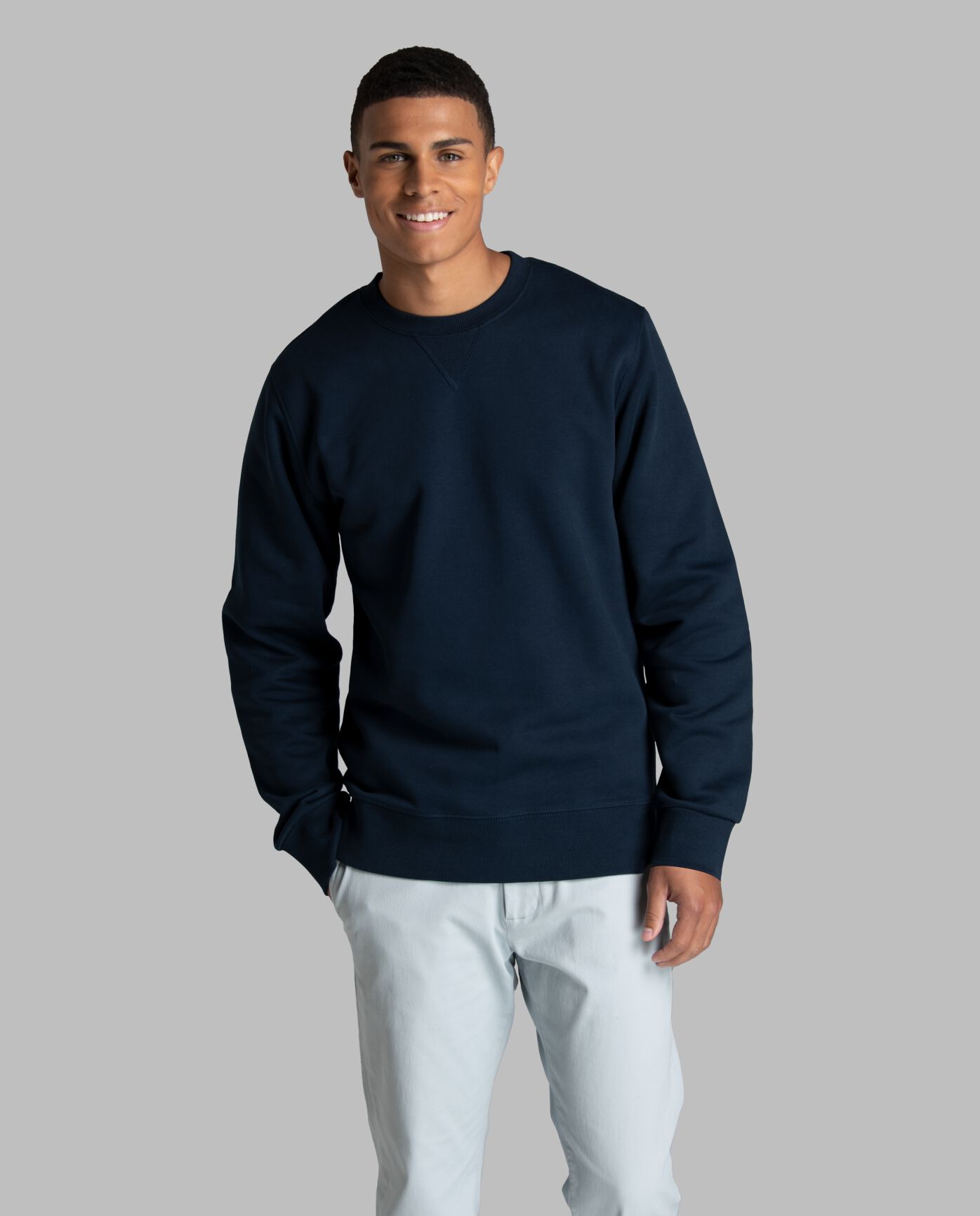 AMERICAN PLAIN LONG ARM HEAVY SWEATSHIRT-NAVY COLOR-UNORGETTABLE GIFT- TOP QUALITY-LOWEST PRICE GAURANTEED-DO NOT MISS THIS CHANCE-FREE HOME(POST OFFICE) DELIVERY-Art. No. DOC 62202-REA 30%