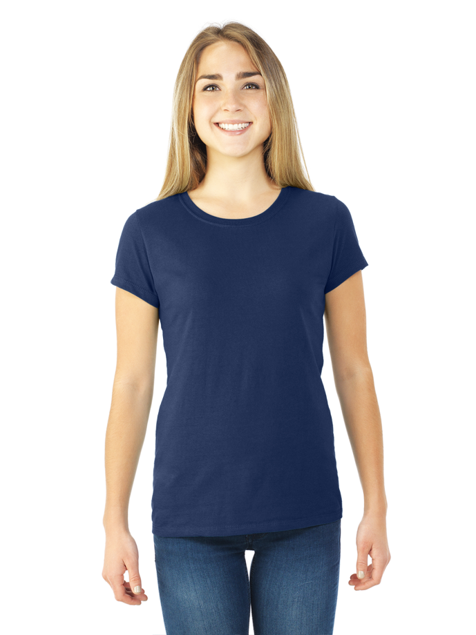 Blue T-Shirt-V NECK-100